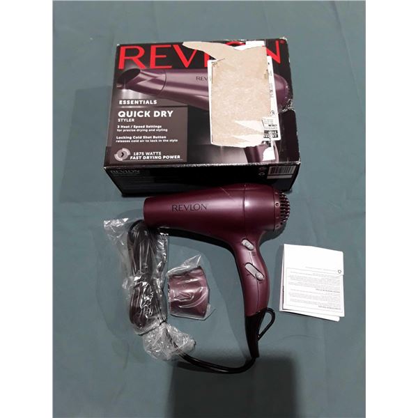 Revlon Quick Dry Styler (3 heat/ speed settings)