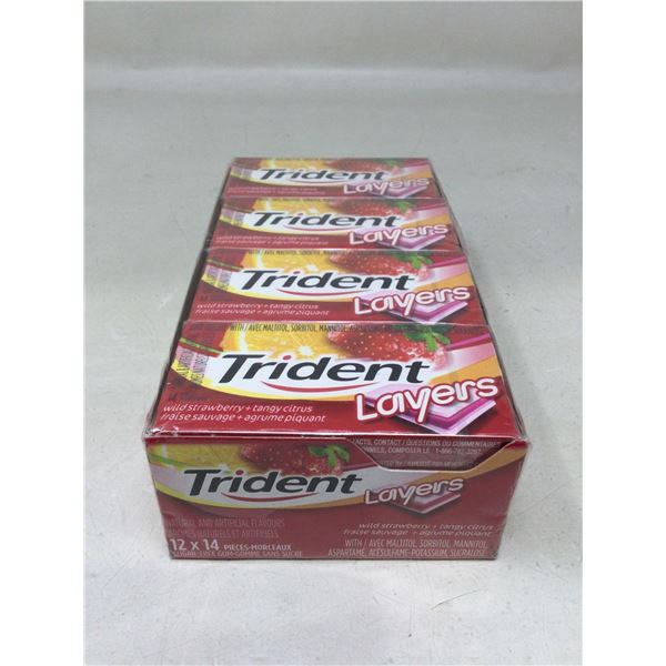 Trident layers Wild Strawberry & Tangy Citrus Gum (12 x 14)
