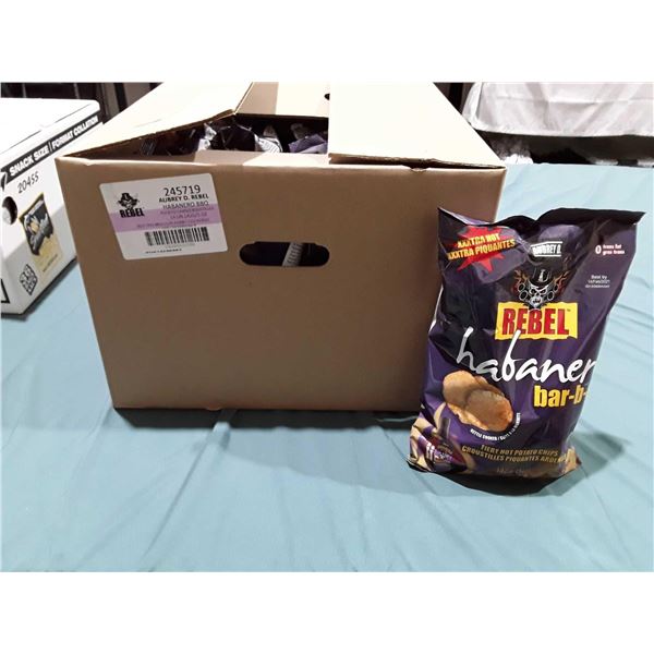 Case of Reble Habenero Bar-b-q Potato Chips
