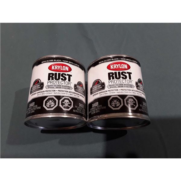 Krylon Rust Protector Semi-Gloss Black (2 x 236ml)