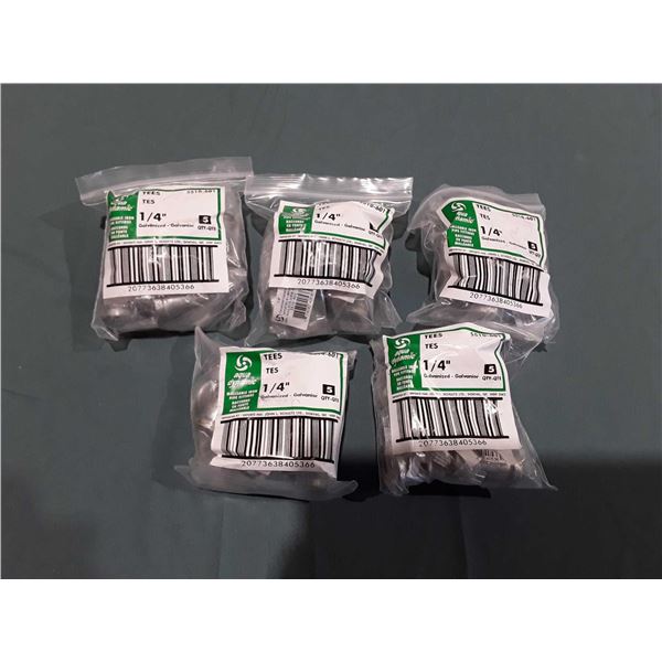 Galvanized 1.4in Pipe Fitting (5x)