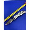 Image 1 : CRKT folding pocket knife with clip.