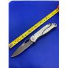 Image 1 : CRKT folding pocket knife with clip.