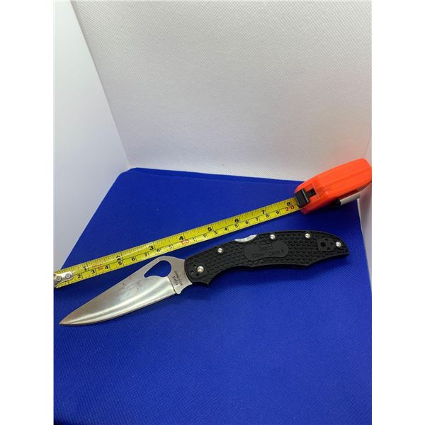 Byrd folding pocket knife with clip.