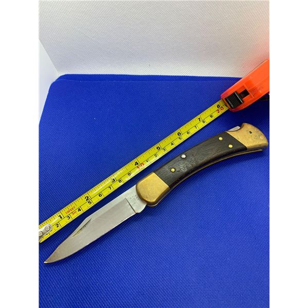 Buck folding pocket knife.