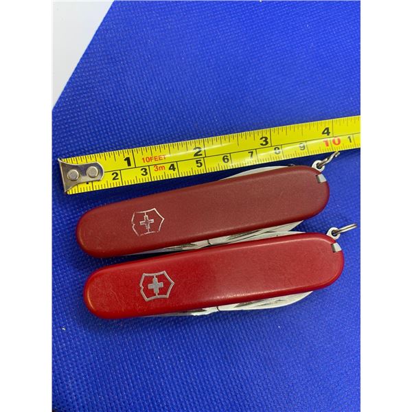 Lot of 2 Multi Tool Swiss Army Knives.