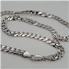 Image 2 : Silver 31.6 Gram 925 Marking, Lobster Claw Clasp Necklace (~weight 31.6g), Suggested Retail Value $9