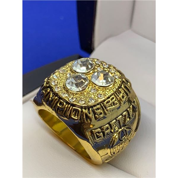 Edmonton Oilers NHL Commemorative Stanley Cup Championship 1987 Ring - Wayne Gretzky
