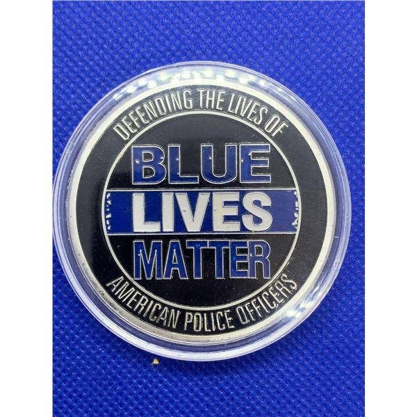 Oversized Collector Medallion of America Blue Lives Matter