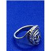Image 2 : Gents Native Silver bikers Ring - size 9