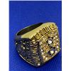 Image 5 : Men's Dallas Cowboys Commemorative 1977 World Champions Ring - Staubach