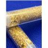 Image 3 : Lot of 2 Vials of Gold Flakes