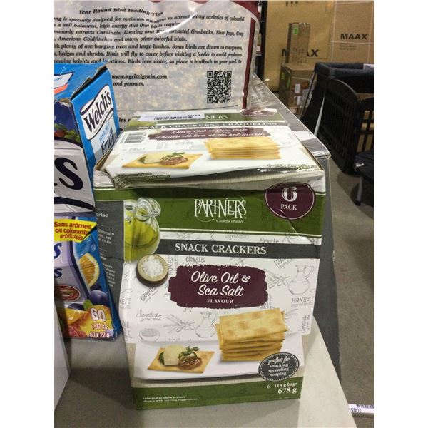 Partners Olive Oil and Sea Salt Snack Crackers (678g)