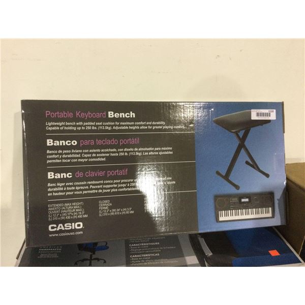Casio Portable Keyboard Bench