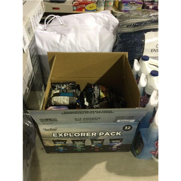 Case of Hardbite Chips Explorer Pack (~Approx 32)