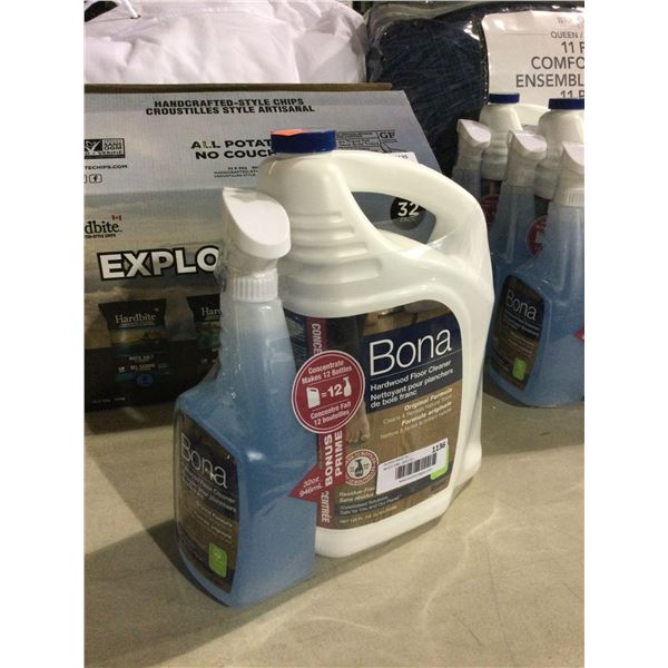 Bona Hardwood Floor Cleaner Pack (3.78L and 946mL)