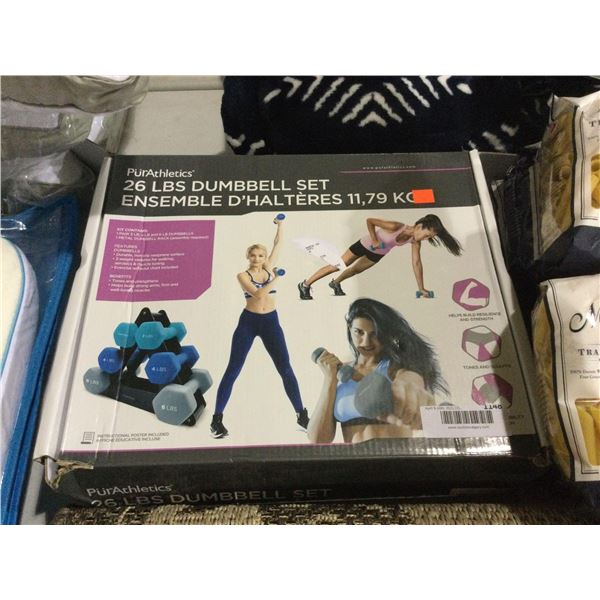 PurAthletics 26lbs Dumbbell Set