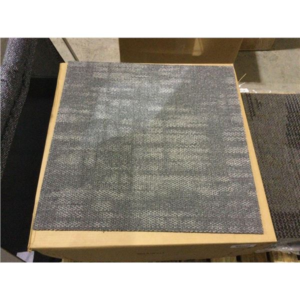 Carpet Tile - Color: MEDIUM GRAY - Size: 24in x 24in -20 Tiles/Box - 80 sqft/box