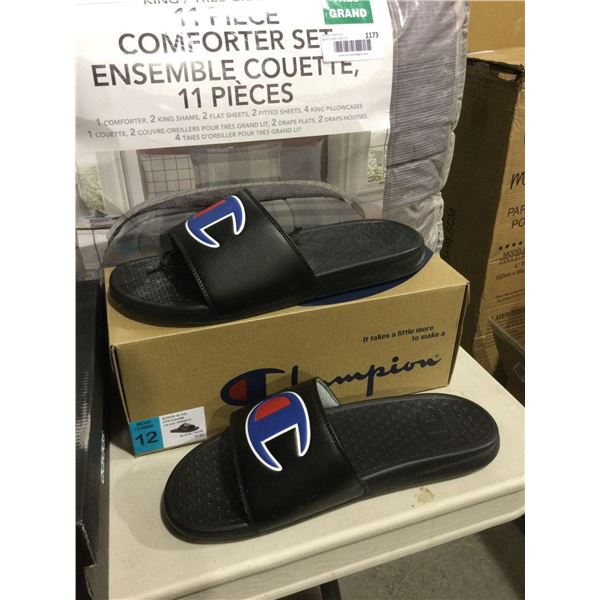 Champion Mens Size 12 Super Slide Sandals