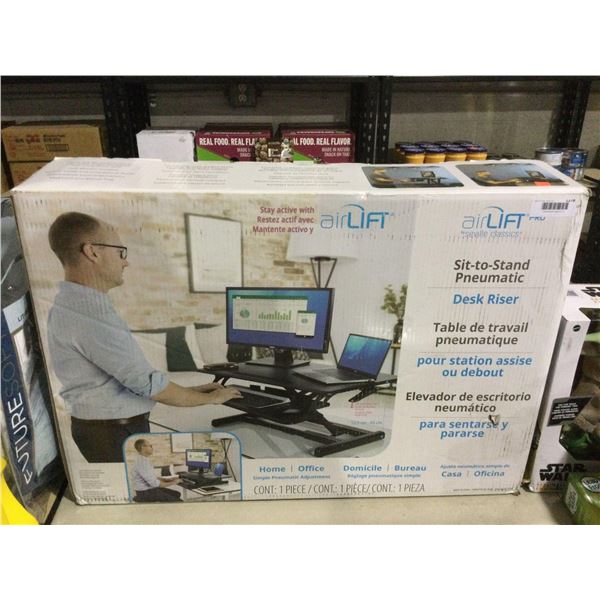 Air Lift Sit-To-Stand Desk Riser