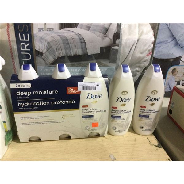 Dove Deep Moisture Body Wash (5 x 710mL)