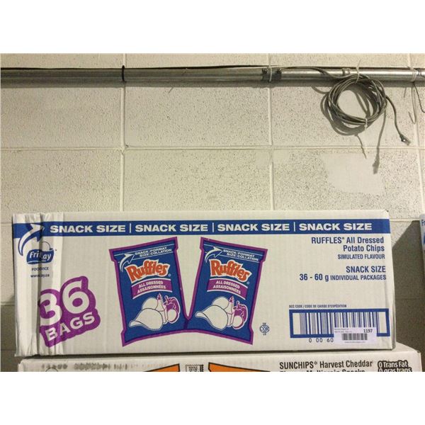 Case of Ruffles All Dressed Potato Chips (36 x 60g)