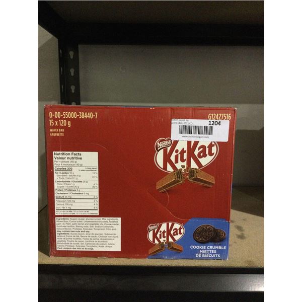 Kit Kat Cookie Crumble Wafers (15 x 120g)