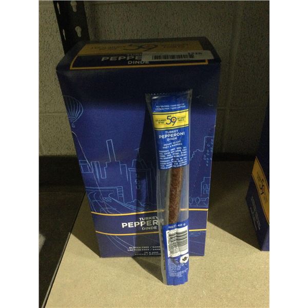 59th Street Turkey Pepperoni Sticks (25 x 40g)