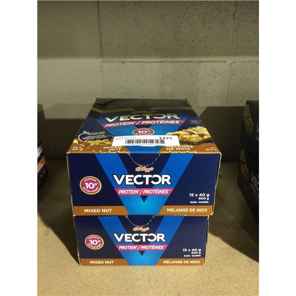Kellogs Vector Mixed Nut Protein Bars (600g) Lot of 2