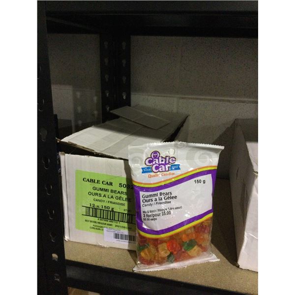 Case of Cable Car Gummi Bears (~Approx 12 x 150g)