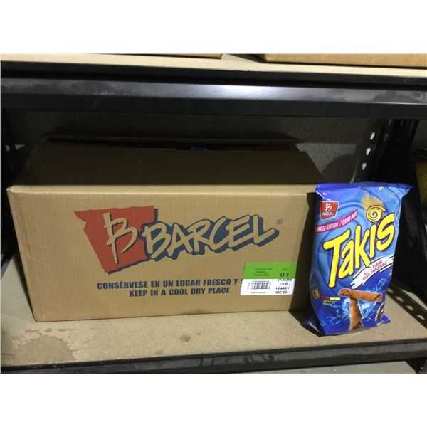 Case of Takis Blue Flame Rolled Tortilla Chips (12 x 280g)