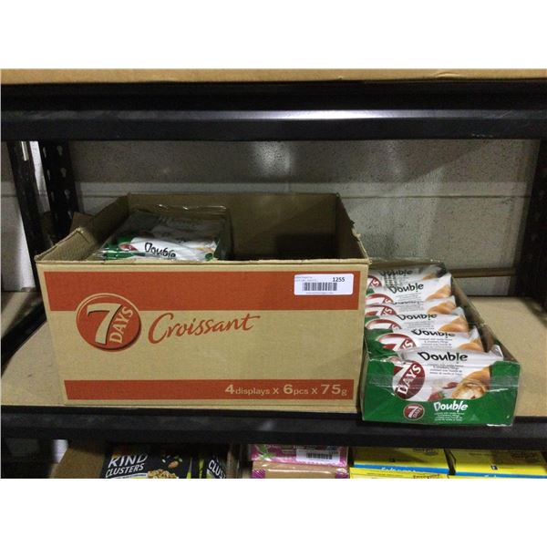 Case of 7 Days Vanilla Strawberry Filled Croissants (4 x 6 x 75g)