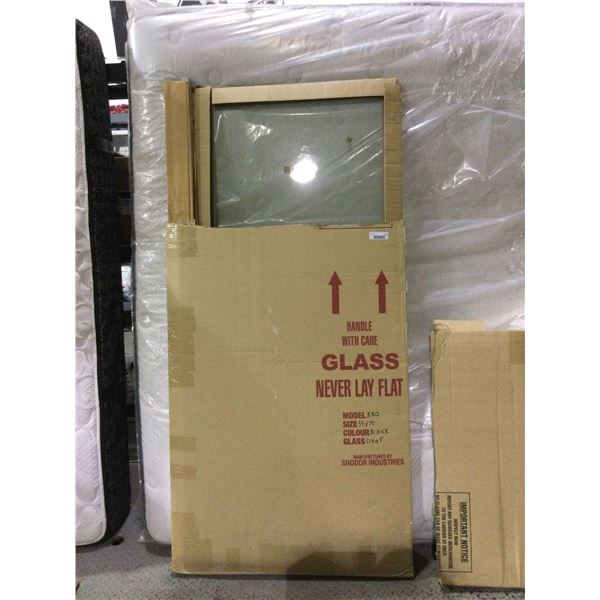 Shodor Industries Glass Shower Door (54in x 70in)