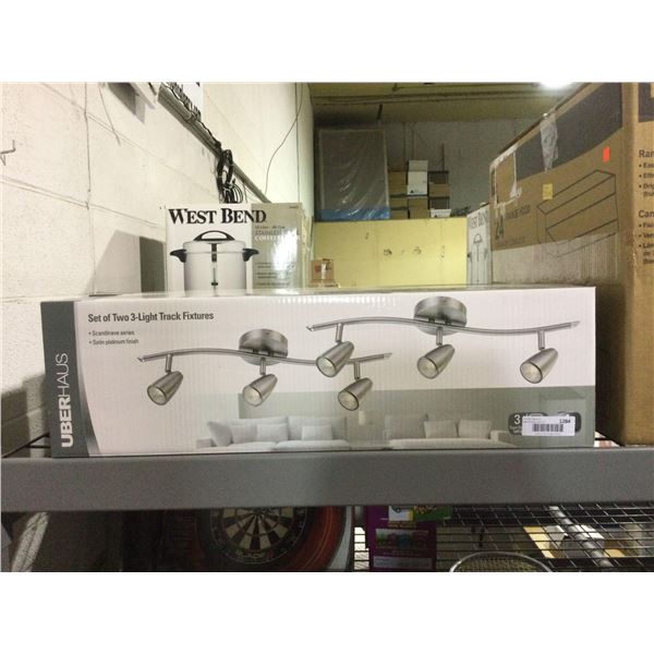 UberHaus Set of Two 3-Light Track Fixtures