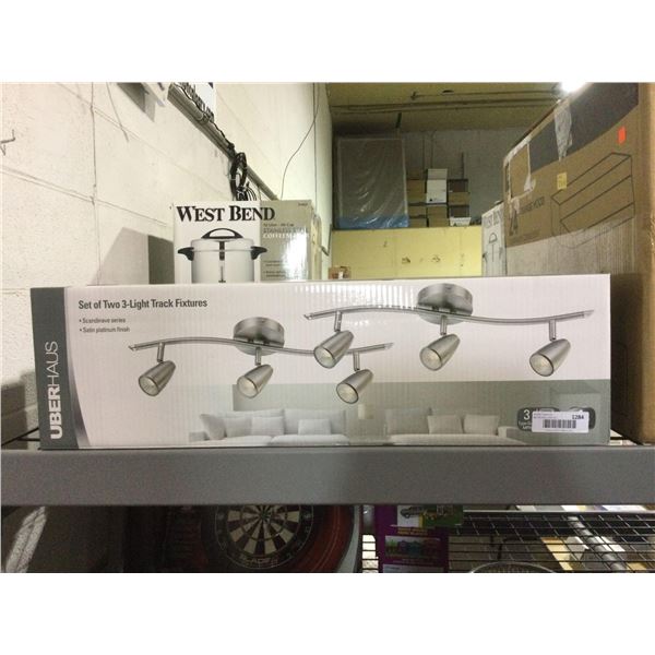 UberHaus Set of Two 3-Light Track Fixtures