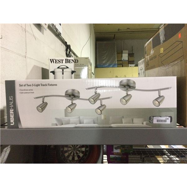UberHaus Set of Two 3-Light Track Fixtures