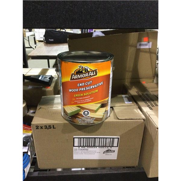 Case of Armor All End Cut Wood Preservative Green Solution (2 x 3.5L)