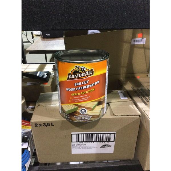 Case of Armor All End Cut Wood Preservative Green Solution (2 x 3.5L)