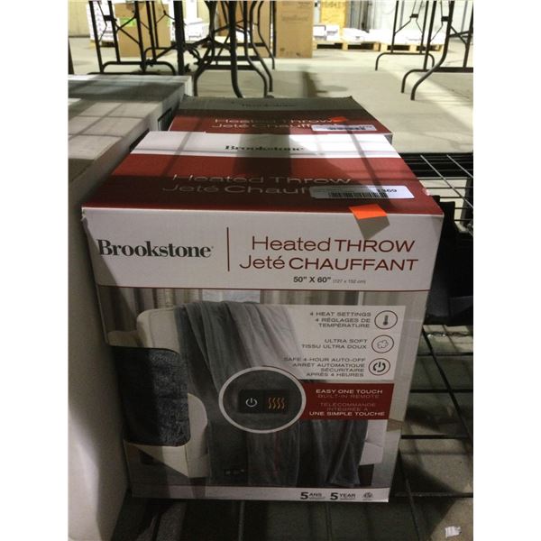 Brookstone Heated Throw Blanket (50in x 60in)