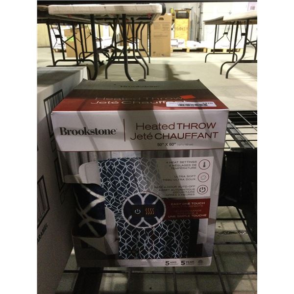 Brookstone Heated Throw Blanket (50in x 60in)
