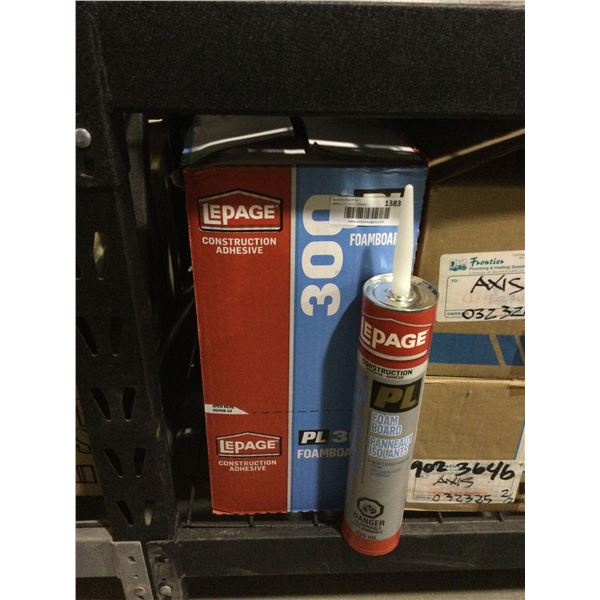 Case of LePage 300 PL Foam Board Adhesive (12 x 825mL)