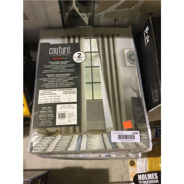 Couture Thermaplus Blackout Panels (104in x 90in)