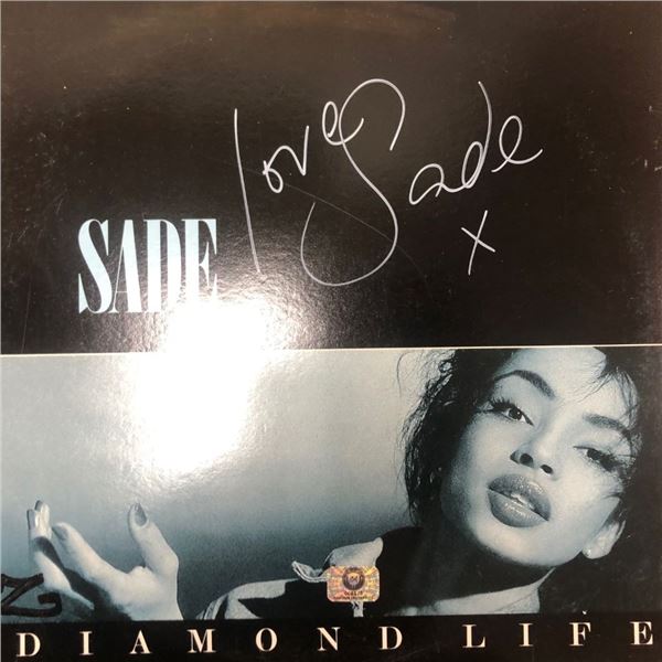 Signed Sade Diamond Life Album Cover