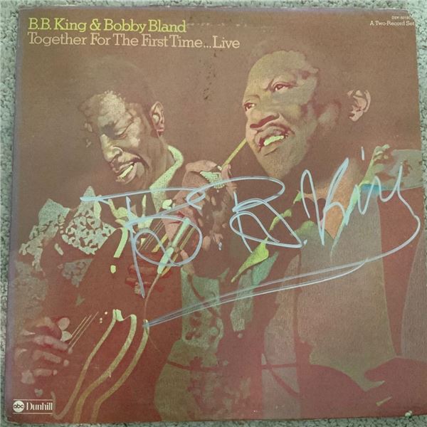 Signed BB King & Bobby Bland Together For the First Time Album Cover