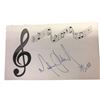 Image 1 : Signed Michael Jackson Notecard