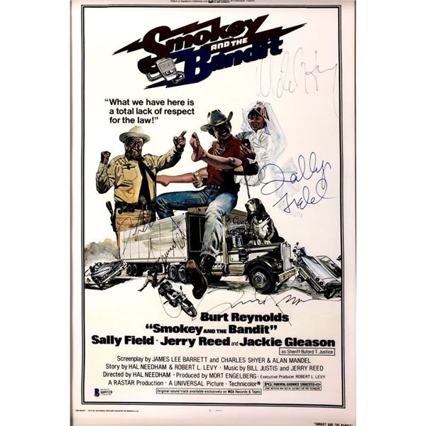 Signed Smokey And The Bandit Movie Poster