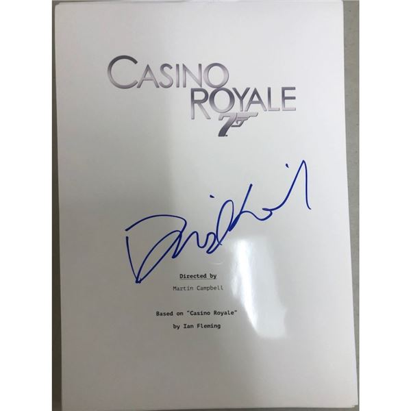 Signed James Bond Casino Royale Script