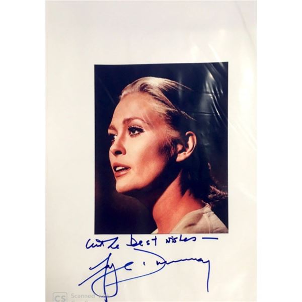 Faye Dunaway Signed Photograph