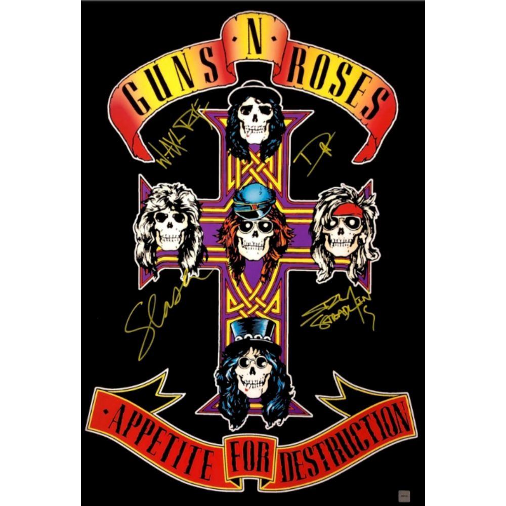 Signed Guns N Roses