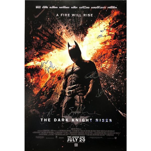 Batman Dark Knight Rises Poster Christian Bale Gary Oldman Tom Hardy Joseph Gordon-Levitt Anne Hatha